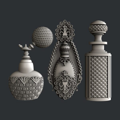 Silikónová forma Perfume bottles