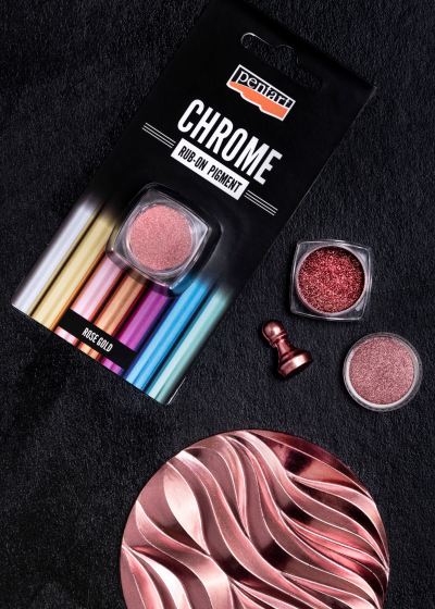 Rub-on pigment rose gold - ružový zlatý