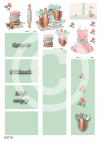Set na receptár Maminkina shabby chic kuchyňa - slovenský text