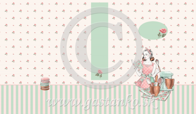 Set na receptár Maminkina shabby chic kuchyňa - slovenský text