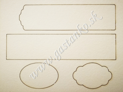 Set na receptár Maminkina shabby chic kuchyňa - slovenský text
