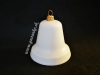 Biely plastový zvonček 7cm
