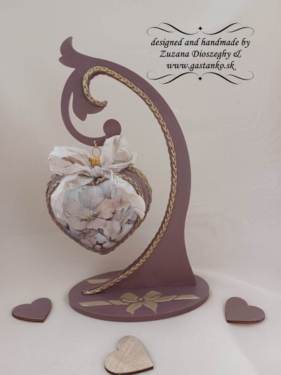 Stojanček na visiace ozdoby ornament 24cm 5mm