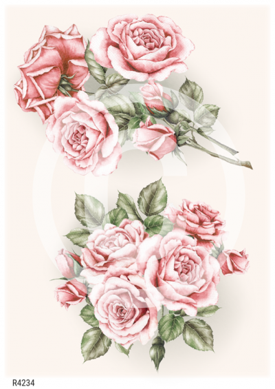 RP Shabby chic rose - 2 kytice ruží