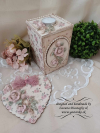 RP Shabby chic rose - 4 kytice ruží