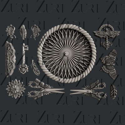 Silikónová forma Bohemian Mask set 1