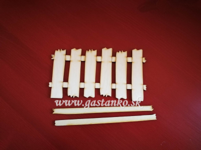 Vyštrbený plot 6x10cm