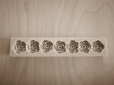 Silikónová forma Bordúra ružičiek