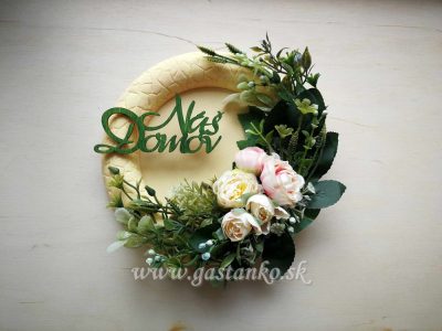 Nápis Náš domov 10cm