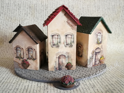 RP Diorama - Okná a dvere domčekov 1 - veľké