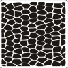 Šablóna 10x10cm Drobné kamienky