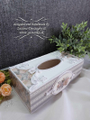 RP Shabby chic stone - tmavý podklad s bledými kvietkami