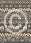 RP Damask - pruhy hnedé
