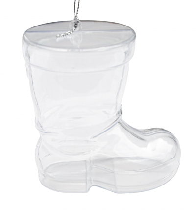 Akrylová mikulášska čižmička 10cm
