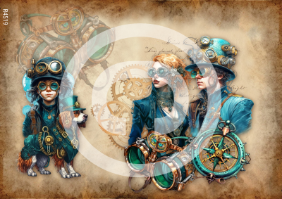 RP Steampunk - rodina cestovateľov