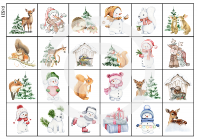RP Zvieratká v zime - adventný kalendár