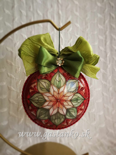 RP Tiffany - mandaly z vianočných ruží 8cm