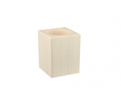 Svietniček na čajové sviečky hranatý v6cm