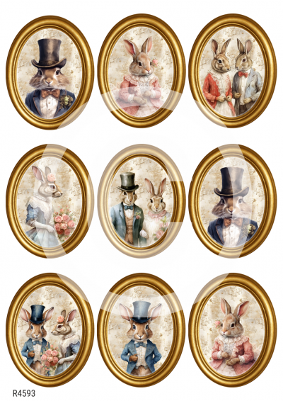 RP Viktoriánski zajkovia - portréty