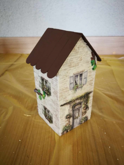 RP Diorama - priečelia tehlových domčekov veľké