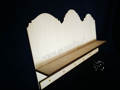 Kreatívny balíček Vešiak vínna ulička vzor B