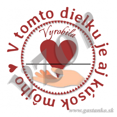 Samolepky V tomto dielku s miestom na podpis