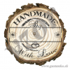 Samolepky Handmade s miestom na podpis