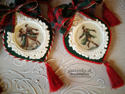 RP Viktoriánske Vianoce - drobné medailóny