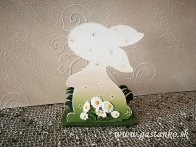 Stojanček na servítky Zajačik v tráve