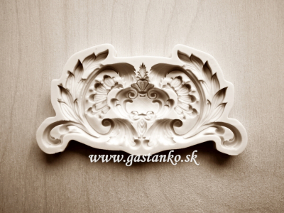Silikónová forma Ornamentálny dekoprvok s listami