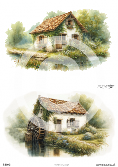 RP Vidiecka idylka - domček a mlyn 2