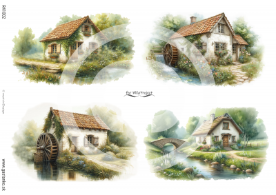 RP Vidiecka idylka - domčeky a mlyny