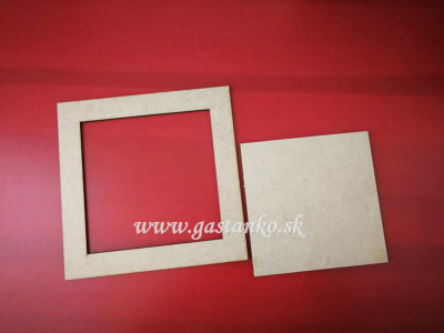 HDF set rámček 15cm a štvorec - tuning