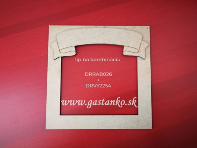 HDF set rámček 15cm a štvorec - tuning