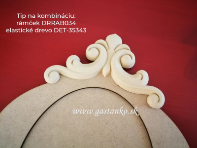 Vintage rámček 32cm univerzálny 3-set