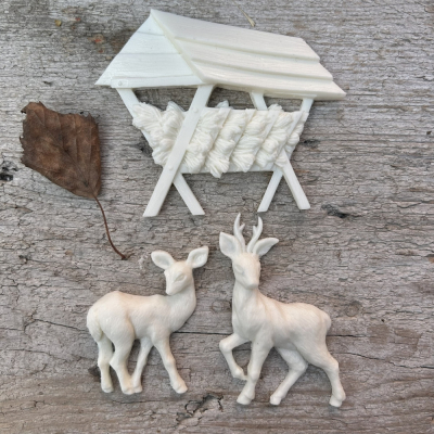 Silikónová forma Srnky pri kŕmidle