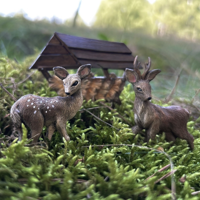 Silikónová forma Srnky pri kŕmidle