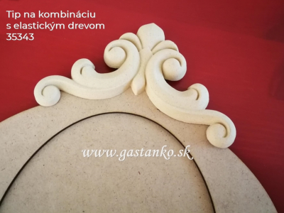 Vintage rámček š28cm ležatý 3-set