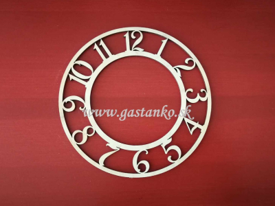 Drevený číselný kruh 35cm arabský