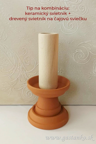 Keramický podstavec - svietnik fi11
