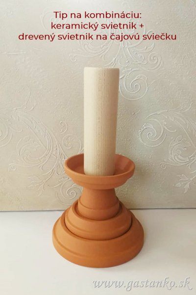 Keramický podstavec - svietnik fi15