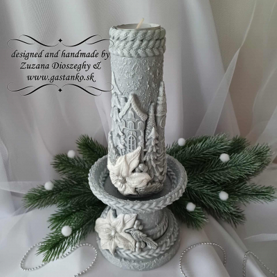 Keramický podstavec - svietnik fi15