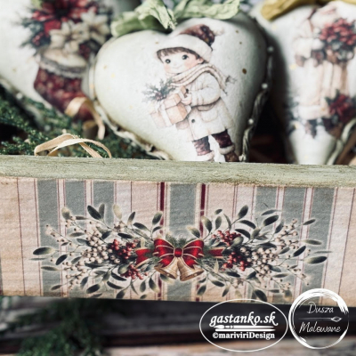 RP Slávnostný čas - elegantné pásiky s girlandami