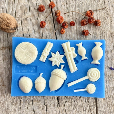 Silikónová forma Vianočné drobnosti