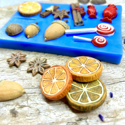 Silikónová forma Vianočné drobnosti