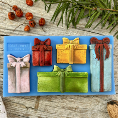 Silikónová forma Darčeky