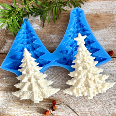 Silikónová forma Dva stromčeky