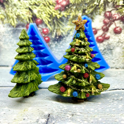 Silikónová forma Dva stromčeky