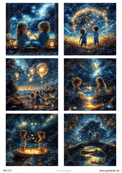 RP Čaro hviezd - dvojičky medzi hviezdami - 6 motívov