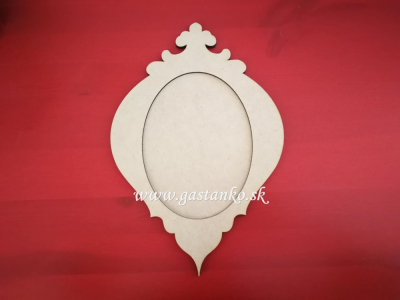 Vintage rámček v60cm zvislý 3-set